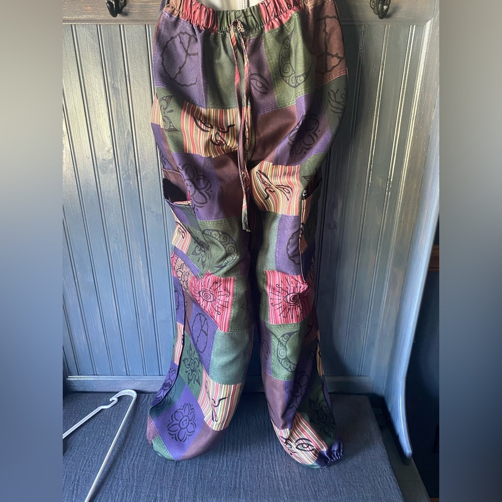Colorful Patchwork Joggers